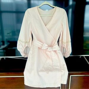 A Short Linen Dress